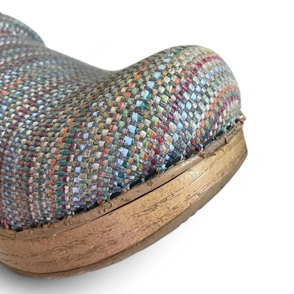 Vintage Woven Dansko Clogs - Picture 5 of 7